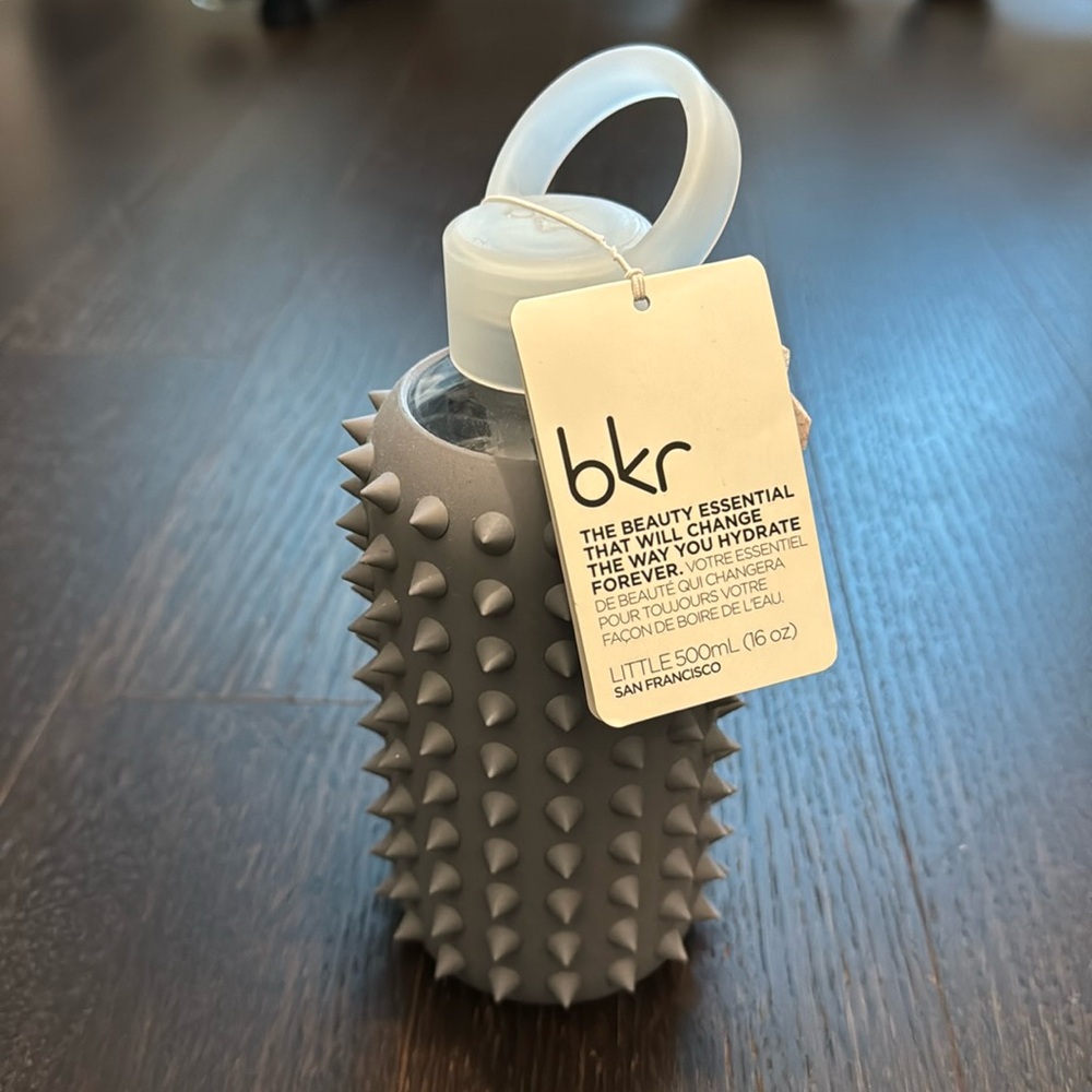 COPY - BKR glass water bottle 16oz in CLOUD